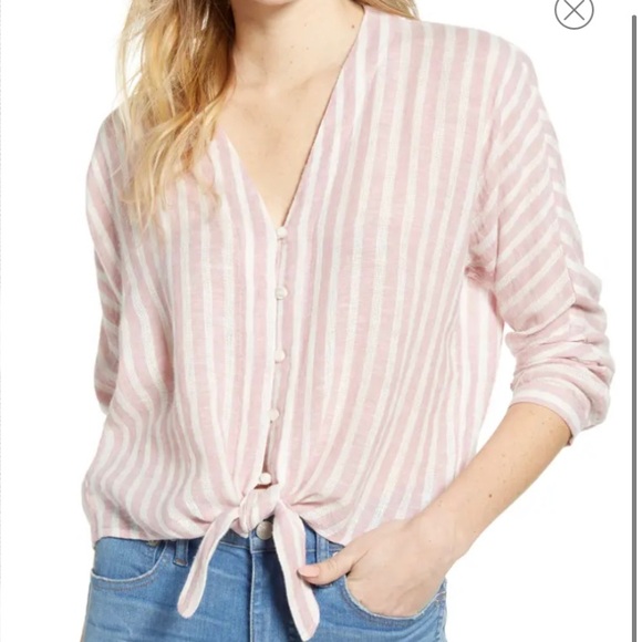 Rails Sloane Tie Front Top - Picture 1 of 6